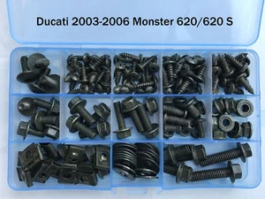 Fairing Bolts Bodywork Screws Kit For Ducati 2003-2006 Monster 620/620 S Q - Foto 1 di 4