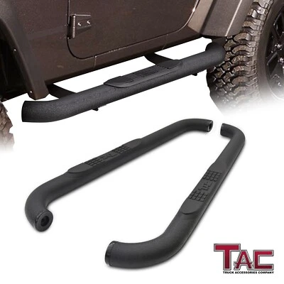 For 1999-2018 Chevy Silverado/GMC Sierra 1500 Regular Cab 3" Texture Side Steps — 第 1/4 张图片