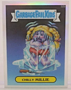 2013 Topps Garbage Pail Kids Cromo Chilly MILLIE #32b rifrattore - Foto 1 di 2