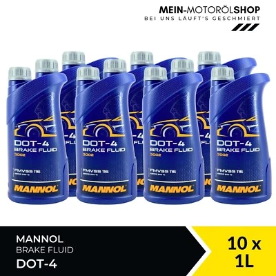 Líquido de frenos Mannol MN3002 DOT-4 10x1 litros = 10 litros