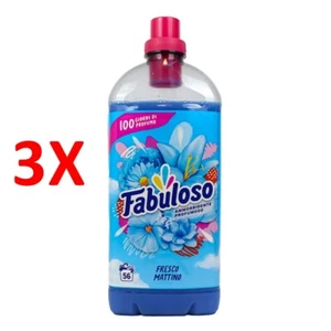 3 X Fabuloso Ammorbidente Concentrato - Profumazione Fresco Mattino 56 Lavaggi - Foto 1 di 1