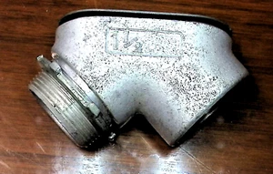 2  Ideal 74-205 Pull Elbow 90 Degree 1-1/2" 1.5" M/F Rigid Conduit Fitting USA - Picture 1 of 7