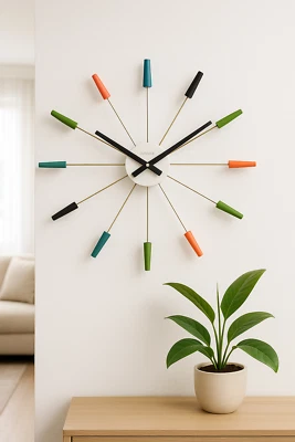 NEXTIME Reloj de Pared Plug-in 2610VI Silencioso, diseñado por Frits Vink Foto 1 de 4