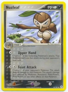 2x (pok-HL-045) Nuzleaf (U) Pokemon EX Hidden Legends Card # 45 - Picture 1 of 1