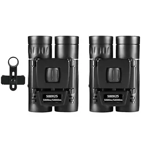 High HD Binoculars with Pouch Long Range Compact Binocular for Camping - Picture 1 of 26