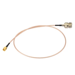 SMA Male to UHF SO-239 Female RG316 Ham Two Way Radio Antenna Adapter Cable 60cm - Picture 1 of 4