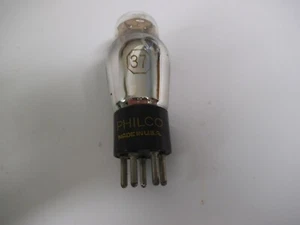 Philco Vacuum Tube # 37, ST Shape, Vintage, Tested Good - Picture 1 of 7