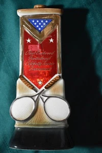 Clint Eastwood Celebrity Tennis Tournament Jim Beam Decanter Pebble Beach 1973 - Picture 1 of 4
