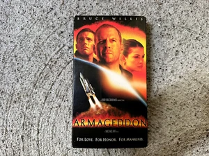 Armageddon VHS Movie 1998 Ben Affleck Bruce Willis Liv Tyler - Picture 1 of 3