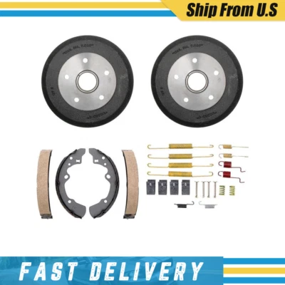 Tambores de freno traseros zapatas de freno y herrajes kit de resorte para Ford Probe 1989-1992 Foto 1 de 4