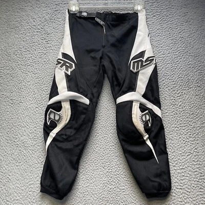 Motocross Pants Youth Size 24 Axxis MSR Rider Black White - Изображение 1 из 4