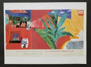 David Hockney"Hollywood Hills House" Poster Print offset Lithograph 1994 - Picture 1 of 1