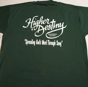 Higher Destiny Sothern Gospel Vintage 90s T-Shirt - XL Religious Graphic Tee - Bild 1 von 7