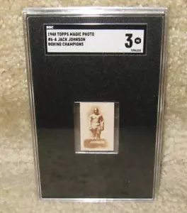 Jack Johnson - 1948 TOPPS Magic Photo - Graded SGC 3 - Picture 1 of 2
