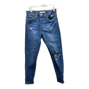 Levi's Distressed Wedgie Skinny High Rise Jeans Size W28 - Picture 1 of 11