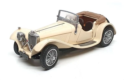 Franklin Mint 1/24 Scale 13922K - 1938 Jaguar SS-100 - Cream - Image 1 of 4
