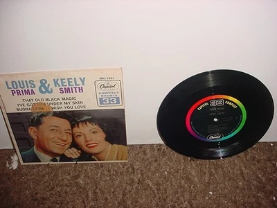 THT OLD BLACK MAGIC  BY LOUIS PRIMA AND KEELY SMITH EP WITH PICTURE COVER - Image 1 of 2