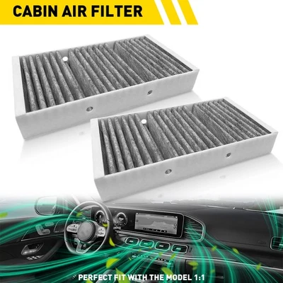 2X Activated Carbon Cabin Air Filter For Mercedes-Benz GLE350 GLS450 ML250 - Image 1 of 4