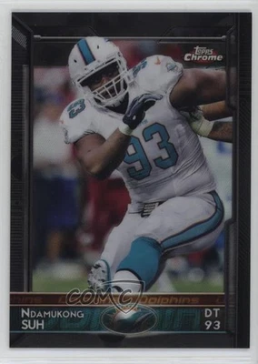 2015 Topps Chrome Black Refractor /299 Ndamukong Suh #22 - Image 1 of 2