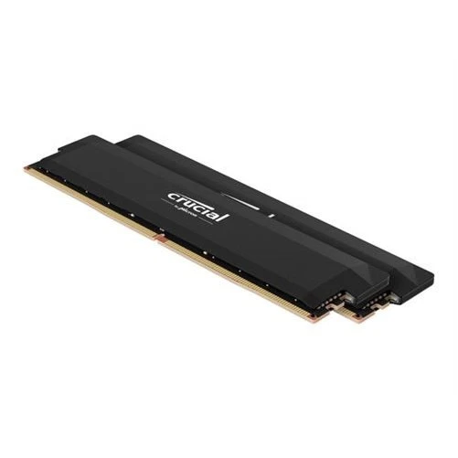 Crucial Pro DDR5-6400 32GB Kit (16GBx2) UDIMM: OC Gaming Memory (Black) - Image 1 of 1