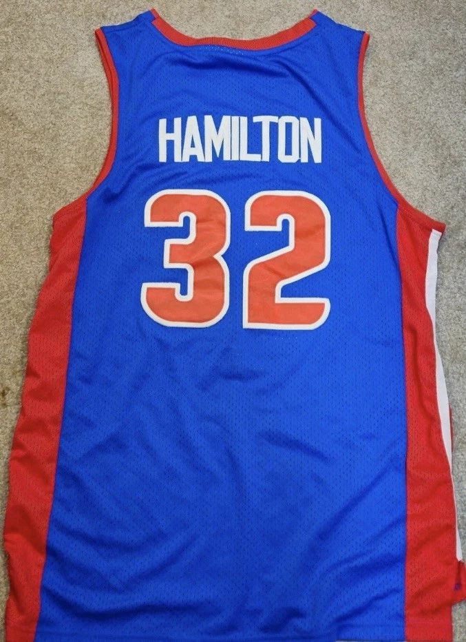 Size 44 Large 03-04 Pistons Richard Rip Hamilton Mitchell Ness HWC Swingman - Image 1 of 1