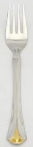 PLAZA GOLD by Wirths Salad Fork 7" long NEW NEVER USED made in Germany 18/8 - Picture 1 of 8