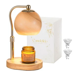 Candle Warmer Lamp with Timer: Candle Warmers with 2 Bulbs Height Adjustable ... - Foto 1 di 7