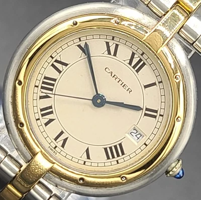 Cartier Panthere Vendome Ladies 24mm 183964 18K YG & SS Vintage 1990S - Image 1 of 4