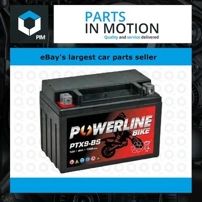 Replaces YTX9-BS Motorcycle Battery YTX9 AGM Motorbike Battery 12v 9Ah Brand NEW - Image 1 of 4