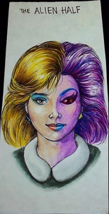 Alien Half Sci-Fi Women Portrait Robert James Wright Collection Studio Art 1/1 - Bild 1 von 2