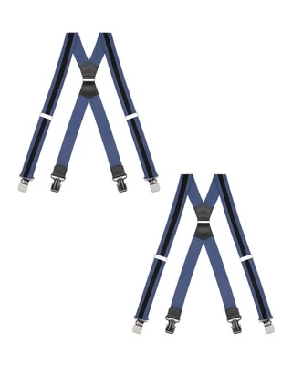 Buyless Fashion Heavy Duty 2 Pack Suspender Men Adjustable Straps X Strong Clips - Image 1 of 4