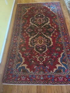 4,8x7,10 Antik VEG FARBSTOFF KAUKASISCH HERIZ KAZAK VINTAGE SERAPI OUSHAK SHIRVAN - Bild 1 von 14