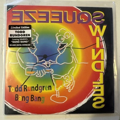 TODD RUNDGREN LIMITED EDITION 45 BANG BANG HYPE STICKER UNPLAYED & NEW - Image 1 of 2