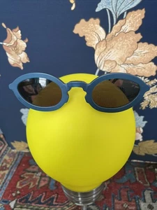 Vintage La Eyeworks Sonnenbrille Gestell ELLA 333M Matt Blau Retro Made in Italy - Bild 1 von 8