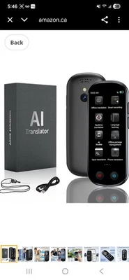 AI Language Translator Device 139 Languages 2-Way Voice Offline Mode New Gift Ho - Image 1 of 4