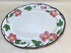 Franciscan Wear 16" x 12" Ovale Servierplatte Wüstenrose USA - Bild 1 von 7
