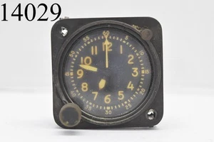 Vintage Waltham Type A-13A USAF Military Chronograph Aircraft Clock 8 Day WORKS - Bild 1 von 9