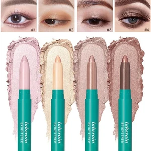Women Eyeshadow Stick Eye Brightener Stick Eyeliner Pencil Cream Shimmer Glitter - Picture 1 of 17