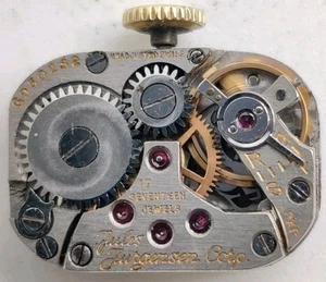 Rare Jules Jurgensen High Grade Peseux Cal. 140 17 Jewel watch movement Running - Picture 1 of 6