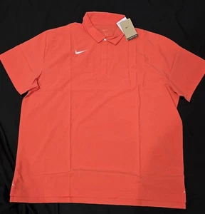 Nike MOVE TO ZERO Poloshirt Herren 3XL Koralle Dri-FIT Fußball Oberteil DJ5123-657 Neu mit Etikett - Bild 1 von 7