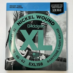 D'Addario EXL158 Baritone Light Gauge Electric Guitar Strings - Picture 1 of 2