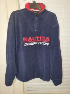 Sudadera Pullover Nautica Competition Azul Marino Polar M - Imagen 1 de 6