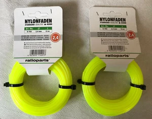 2x Faden Mähfaden 15m p. für MTD 990 Benzin Motorsense Freischneider Trimmer - Bild 1 von 1