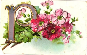 Vintage Posted February 21 1907 Postcard FLOWERS - Picture 1 of 2
