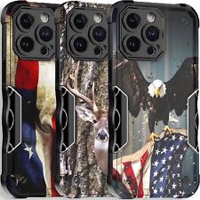 Case For iPhone XR/11/12/13/14 Pro Max Shockproof Hybrid Cover + Tempered Glass