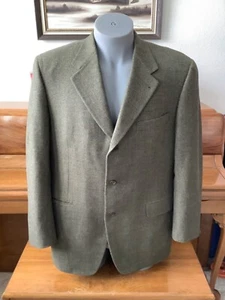 CANALI Proposta Olive Men’s BLAZER Sport Coat WOOL Lana Cashmere 54R (US 44R) - Picture 1 of 13