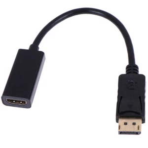 DP Display Port Male To HDMI Female Cable Converter Adapt F3 G1 - Picture 1 of 10