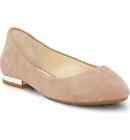 Jessica Simpson Women Suede Ballet Flats Ginly Size US 7M Warm Taupe