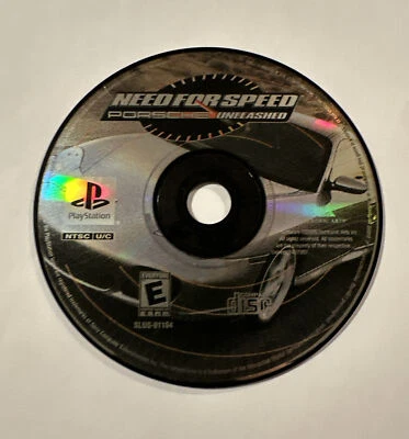 Need for Speed: Porsche Unleashed (Sony PlayStation 1, 2000) Disc Only Game - Image 1 of 4