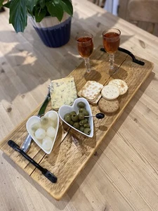 Hand Crafted Rustic Wooden Grazing Board  (70cm) - Serving Tray - Cheese Board - Picture 1 of 12
